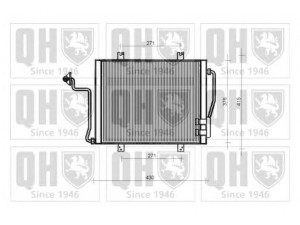 QUINTON HAZELL QCN55 kondensatorius, oro kondicionierius 
 Oro kondicionavimas -> Kondensatorius
77 00 272 488