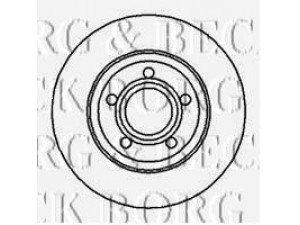 BORG & BECK BBD5072 stabdžių diskas 
 Dviratė transporto priemonės -> Stabdžių sistema -> Stabdžių diskai / priedai
8D0615301A, 8D0615301AROH, 8DO615301A