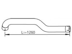 DINEX 81635 išleidimo kolektorius 
 Išmetimo sistema -> Išmetimo vamzdžiai
3127437