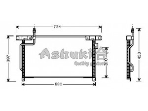 ASHUKI N657-59 kondensatorius, oro kondicionierius 
 Oro kondicionavimas -> Kondensatorius
92110-0F060