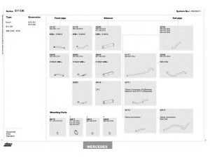 DINEX 250200011 išmetimo sistema