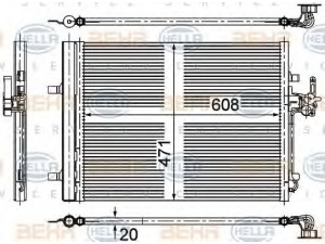HELLA 8FC 351 000-331 kondensatorius, oro kondicionierius
7G9119710BC