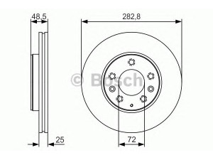 BOSCH 0 986 479 S60 stabdžių diskas 
 Dviratė transporto priemonės -> Stabdžių sistema -> Stabdžių diskai / priedai
GJ6Y 33 25XA