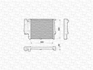 MAGNETI MARELLI 350213773000 radiatorius, variklio aušinimas 
 Aušinimo sistema -> Radiatorius/alyvos aušintuvas -> Radiatorius/dalys
17101247376, 17111719309, 17111723527