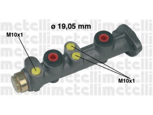 METELLI 05-0025 pagrindinis cilindras, stabdžiai 
 Stabdžių sistema -> Pagrindinis stabdžių cilindras
791440, 792999