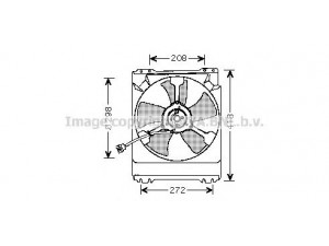AVA QUALITY COOLING SU7501 ventiliatorius, radiatoriaus 
 Aušinimo sistema -> Oro aušinimas
45121FA060
