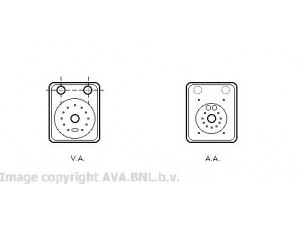 AVA QUALITY COOLING VW3093 alyvos aušintuvas, variklio alyva 
 Aušinimo sistema -> Radiatorius/alyvos aušintuvas -> Alyvos aušintuvas
038117021A, 038117021B, 038117021C