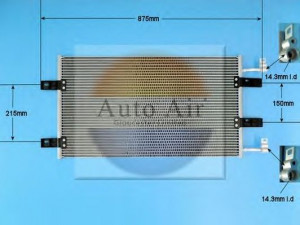 AUTO AIR GLOUCESTER 16-1380 kondensatorius, oro kondicionierius 
 Oro kondicionavimas -> Kondensatorius
4414580, 8200019382, 91168188