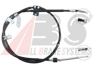 A.B.S. K12080 trosas, stovėjimo stabdys 
 Stabdžių sistema -> Valdymo svirtys/trosai
MN102417