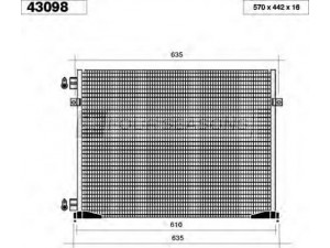 STANDARD F4-43098 kondensatorius, oro kondicionierius 
 Oro kondicionavimas -> Kondensatorius
82 00 073 912, 91168643