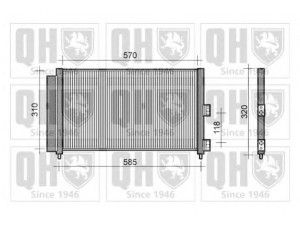 QUINTON HAZELL QCN381 kondensatorius, oro kondicionierius 
 Oro kondicionavimas -> Kondensatorius
51 804 892, 46 820 833, 51 732 993