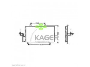 KAGER 94-5024 kondensatorius, oro kondicionierius 
 Oro kondicionavimas -> Kondensatorius
60810250, 60811595, 7773819
