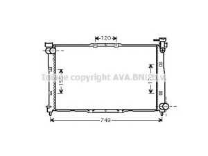 AVA QUALITY COOLING KA2039 radiatorius, variklio aušinimas 
 Aušinimo sistema -> Radiatorius/alyvos aušintuvas -> Radiatorius/dalys
0K9A215200, OK9B015200