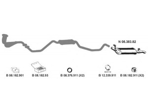 EBERSPÄCHER 082216 išmetimo sistema 
 Išmetimo sistema -> Išmetimo sistema, visa