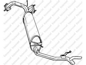 BOSAL 282-975 galinis duslintuvas 
 Išmetimo sistema -> Duslintuvas
18307-SMJ-E02, 18307-SMJ-E03
