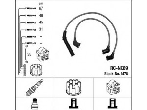 NGK 9478 uždegimo laido komplektas 
 Kibirkšties / kaitinamasis uždegimas -> Uždegimo laidai/jungtys
22450-77A25, 22450-78A25, 22450-84A25
