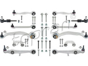 TOPRAN 114 517 jungčių komplektas, rato pakaba 
 Ašies montavimas/vairavimo mechanizmas/ratai -> Valdymo svirtis/pasukamosios svirties sujungimas -> Vairo trauklės (valdymo svirtis, išilginis balansyras, diago
3B0 498 KIT03, 4B0 407 151, 4B3 407 151A