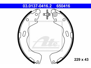 ATE 03.0137-0416.2 stabdžių trinkelių komplektas 
 Techninės priežiūros dalys -> Papildomas remontas
4083897, 4438930, 4679068, C1Y0-26-38Z