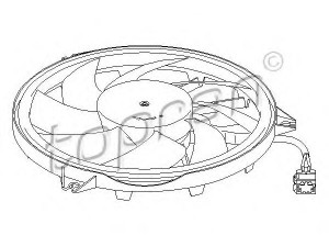 TOPRAN 721 539 ventiliatorius, radiatoriaus 
 Aušinimo sistema -> Oro aušinimas
1253 E0