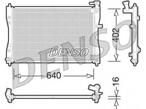 DENSO DRM45033 radiatorius, variklio aušinimas 
 Aušinimo sistema -> Radiatorius/alyvos aušintuvas -> Radiatorius/dalys
MN135879