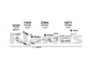 KLARIUS 361484E išmetimo sistema 
 Išmetimo sistema -> Išmetimo sistema, visa