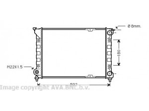 AVA QUALITY COOLING VW2085 radiatorius, variklio aušinimas 
 Aušinimo sistema -> Radiatorius/alyvos aušintuvas -> Radiatorius/dalys
191121253N