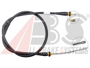 A.B.S. K17275 trosas, stovėjimo stabdys 
 Stabdžių sistema -> Valdymo svirtys/trosai
365317404R
