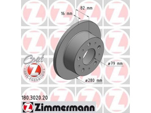 ZIMMERMANN 180.3020.20 stabdžių diskas 
 Dviratė transporto priemonės -> Stabdžių sistema -> Stabdžių diskai / priedai
46833807, 4246.Z1, 4246.Z3, 4249.E7