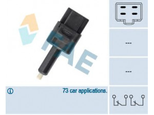 FAE 24599 stabdžių žibinto jungiklis 
 Stabdžių sistema -> Stabdžių žibinto jungiklis
25320-AX000, 25320-AX00A, 25320-AX00B