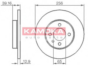 KAMOKA 103410 stabdžių diskas 
 Stabdžių sistema -> Diskinis stabdys -> Stabdžių diskas
357 615 301, 357 615 301