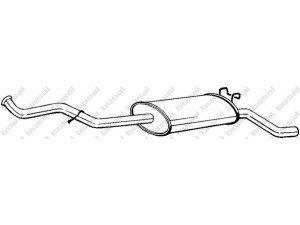 BOSAL 280-269 galinis duslintuvas 
 Išmetimo sistema -> Duslintuvas
77.00.787.215, 77.00.876.249, 77.01.470.163
