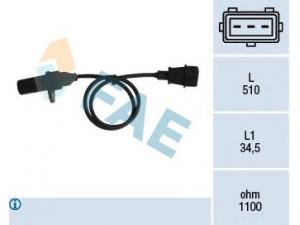 FAE 79007 jutiklis, alkūninio veleno impulsas; impulso jutiklis, smagratis 
 Elektros įranga -> Jutikliai
46538536, 55189519, 1920.EW