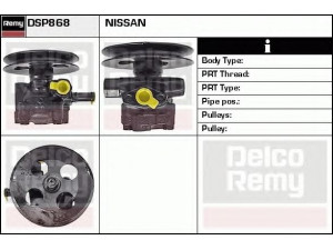 DELCO REMY DSP868 hidraulinis siurblys, vairo sistema 
 Vairavimas -> Vairo pavara/siurblys
