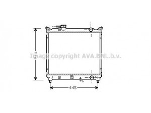 AVA QUALITY COOLING SZA2033 radiatorius, variklio aušinimas 
 Aušinimo sistema -> Radiatorius/alyvos aušintuvas -> Radiatorius/dalys
1770056B00, 1770056B01