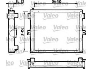 VALEO 811063 radiatorius, variklio aušinimas 
 Aušinimo sistema -> Radiatorius/alyvos aušintuvas -> Radiatorius/dalys
8587179, 8596380, 8597117