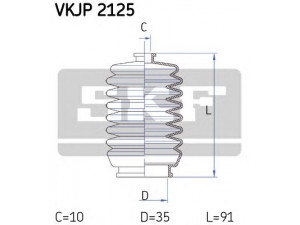 SKF VKJP 2125 gofruotoji membrana, vairavimas 
 Vairavimas -> Gofruotoji membrana/sandarinimai
4553587506, 4553587705