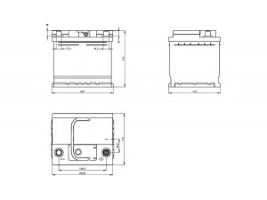 OPEN PARTS BT055L1.30 starterio akumuliatorius 
 Elektros įranga -> Akumuliatorius
51778211, 51867610, 606777030, 71751133