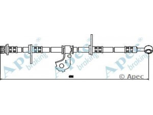 APEC braking HOS3376 stabdžių žarnelė 
 Stabdžių sistema -> Stabdžių žarnelės
46411ST3E02, GBH90280, GBH90337