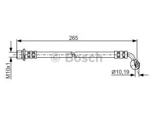 BOSCH 1 987 481 127 stabdžių žarnelė 
 Stabdžių sistema -> Stabdžių žarnelės
90947 02A08, 90947 02A10, 90947 02F26