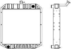 SAKURA  Automotive 1191-0402 radiatorius, variklio aušinimas