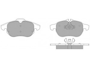 FREMAX FBP-1265 stabdžių trinkelių rinkinys, diskinis stabdys 
 Techninės priežiūros dalys -> Papildomas remontas
71772211, 77363604, 77364224, 1605088