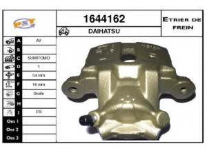 SNRA 1644162 stabdžių apkaba