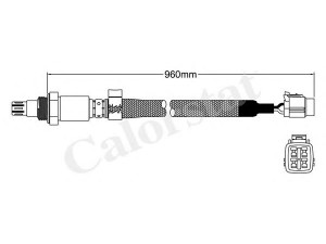 CALORSTAT by Vernet LS150040 lambda jutiklis
22641-AA211, 22641-AA260