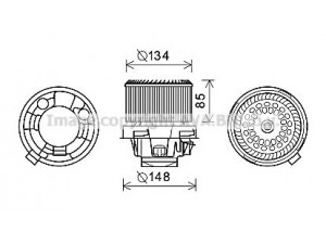 AVA QUALITY COOLING PE8374 elektrovariklis, vidinis pūtiklis 
 Šildymas / vėdinimas -> Orpūtė/dalys
6441V5, 6441V6, 6441V7