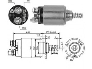 MAGNETI MARELLI 940113050189 solenoidinis jungiklis, starteris