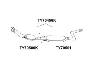 VENEPORTE TY70456K katalizatoriaus keitiklis
1741021060