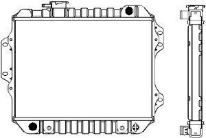 SAKURA  Automotive 1111-0204 radiatorius, variklio aušinimas