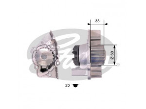 GATES WP0083 vandens siurblys
1201.98, 120198, 1201.98, 120198
