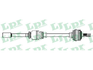 LPR DS52298 kardaninis velenas 
 Ratų pavara -> Kardaninis velenas
3272AN