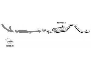 EBERSPÄCHER 462031 išmetimo sistema 
 Išmetimo sistema -> Išmetimo sistema, visa